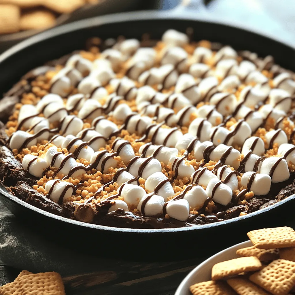 S&#8217;mores Brownie Skillet Dip Irresistible Dessert Treat