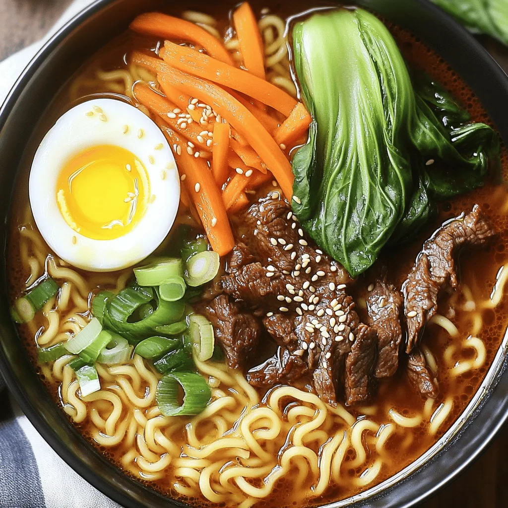 Spicy Korean Beef Ramen Flavorful and Satisfying Meal