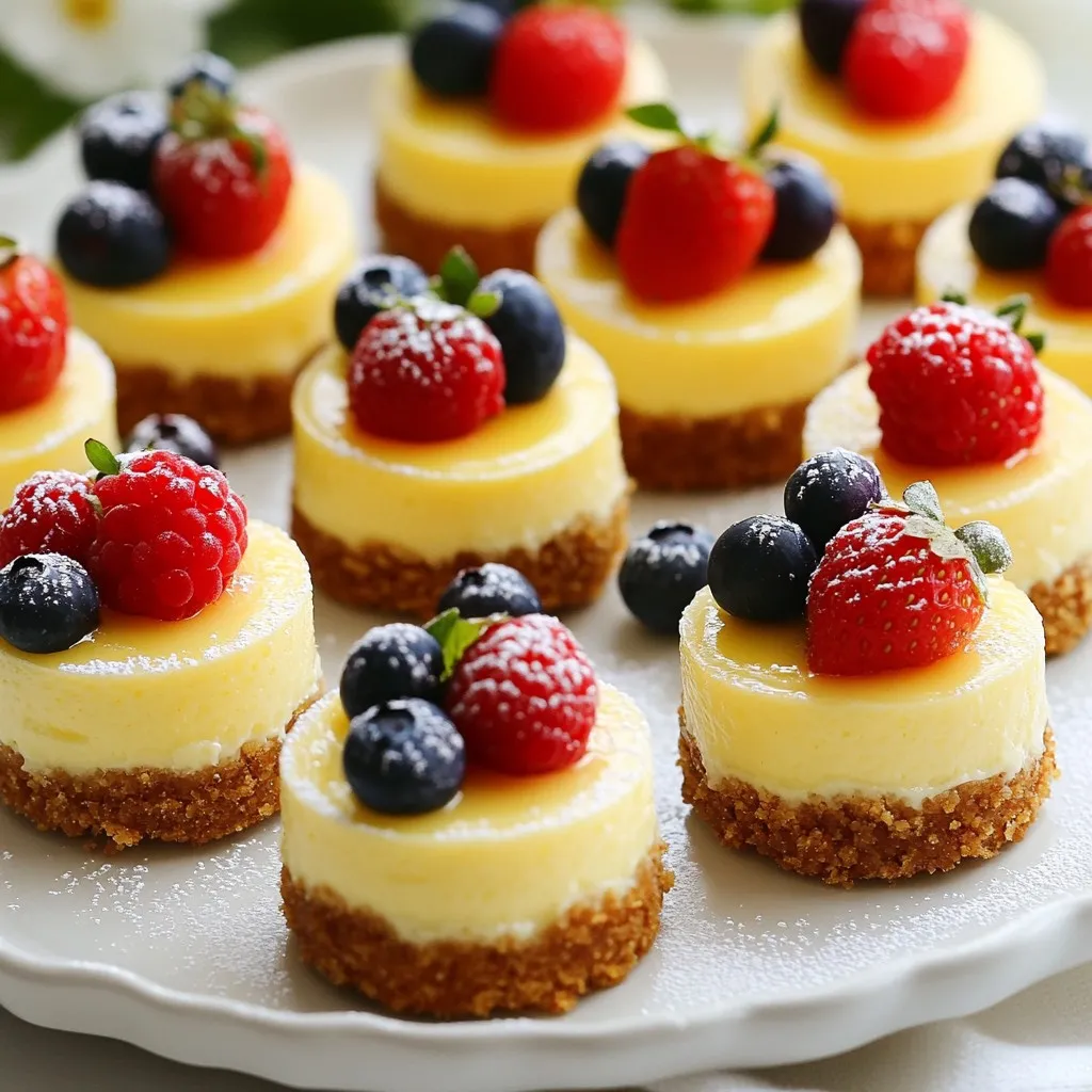 Classic Mini New York Cheesecakes Simple and Sweet Treat