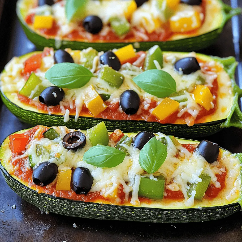 Zucchini Pizza Boats Tasty and Easy Family Meal