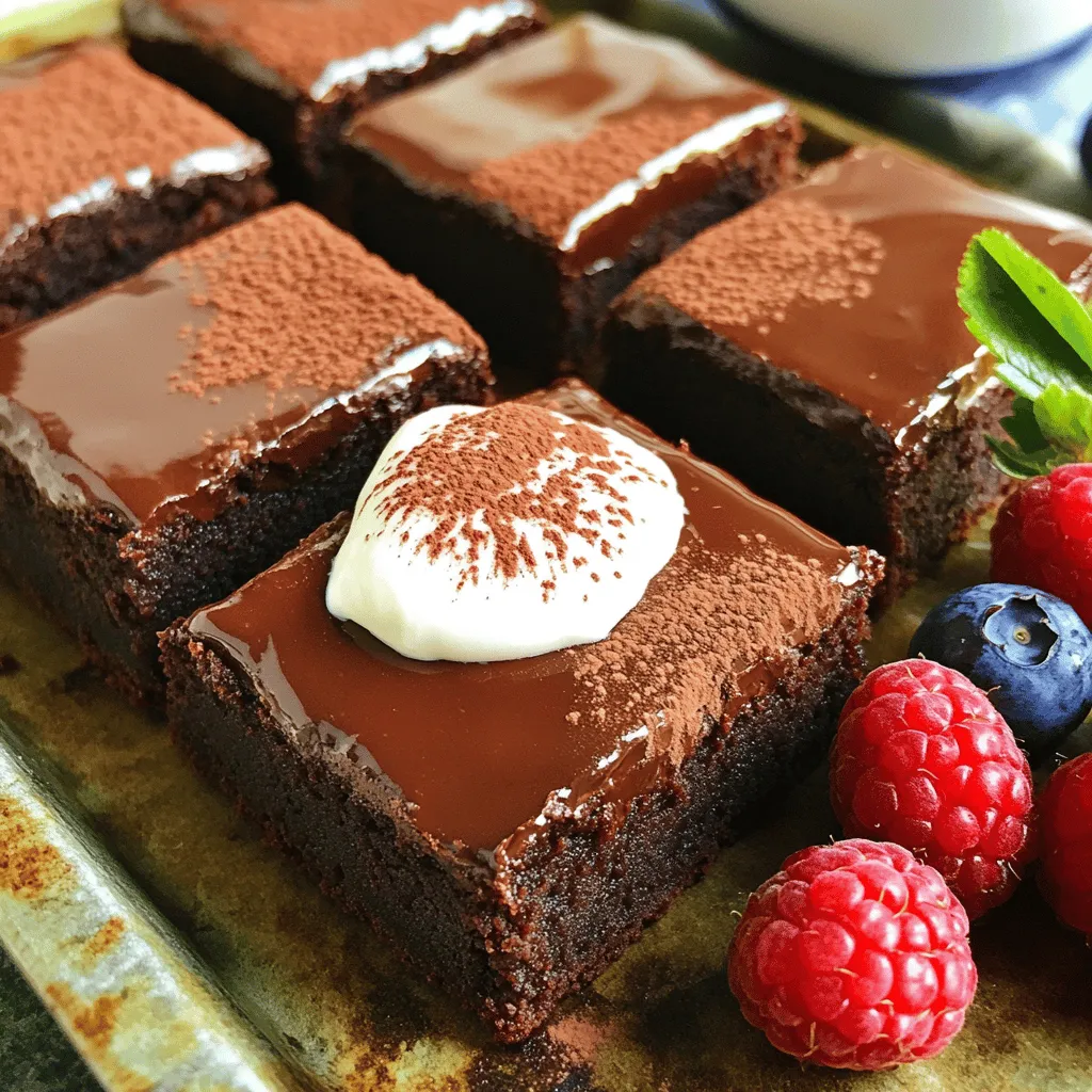 Fudgy Greek Yogurt Brownies Rich and Indulgent Treat