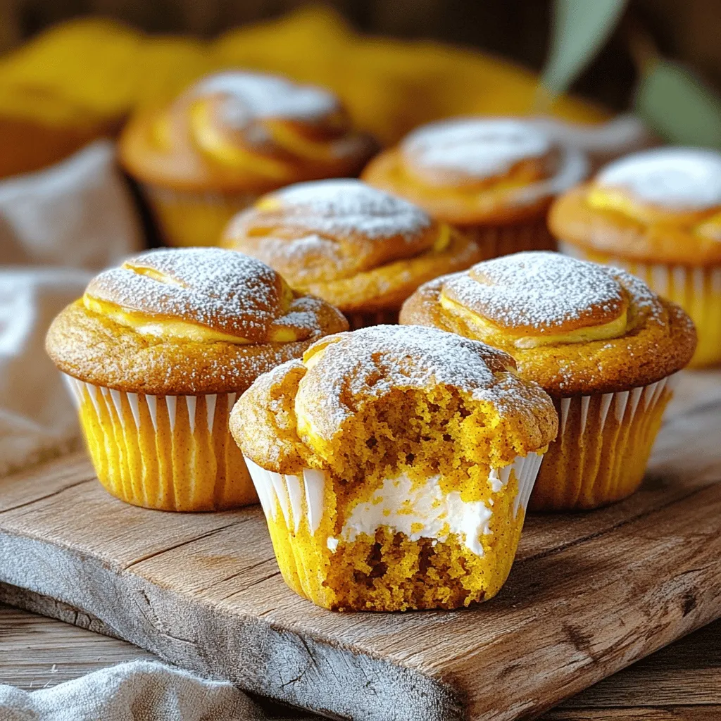 Pumpkin Cream Cheese Muffins Perfect for Fall Baking