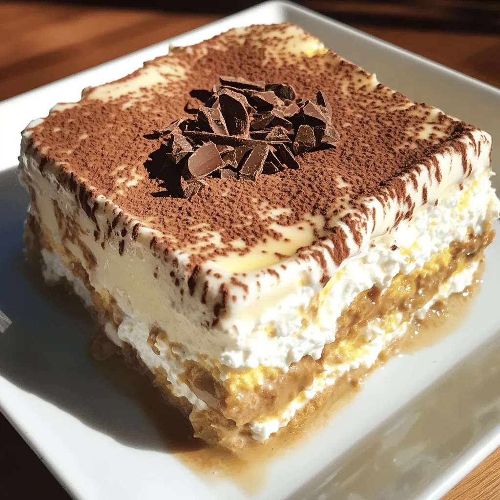 Cottage Cheese Tiramisu Delightful and Easy Recipe