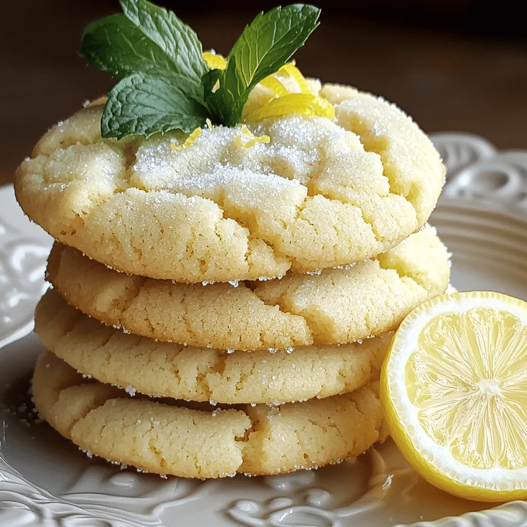 Soft and Chewy Lemon Cookies Simple and Delicious Recipe