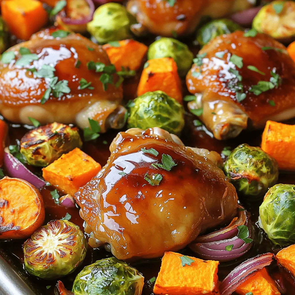 One Pan Harvest Chicken and Maple Veggies Delight