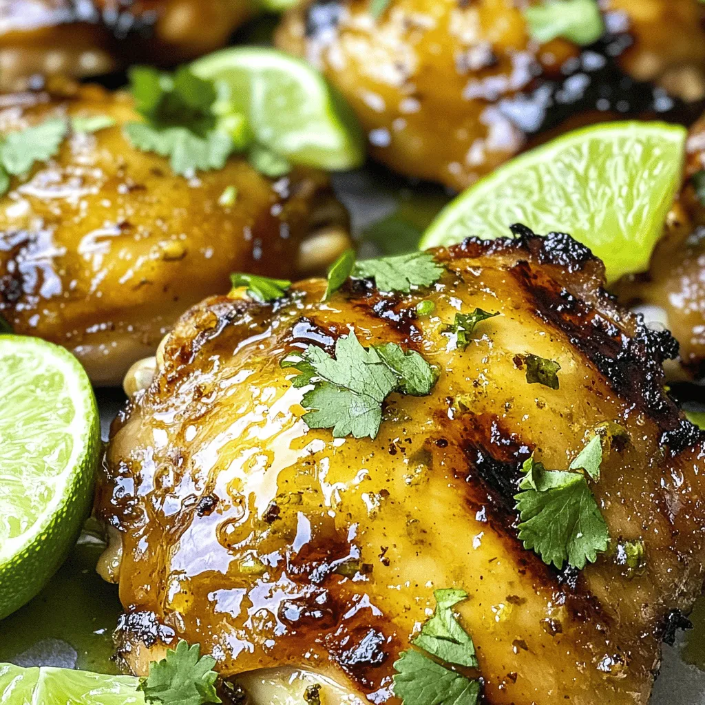 Honey Lime Chicken Thighs Flavorful and Juicy Meal