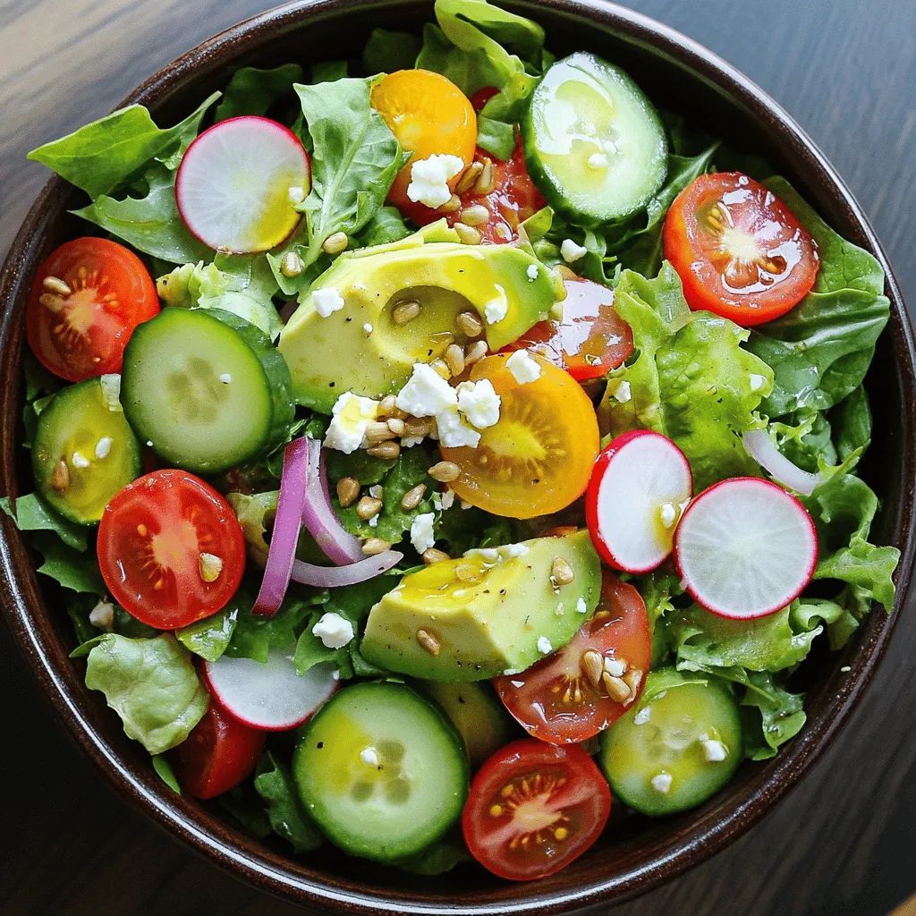 Spring Fresh Salad Bowl Vibrant and Nutritious Meal