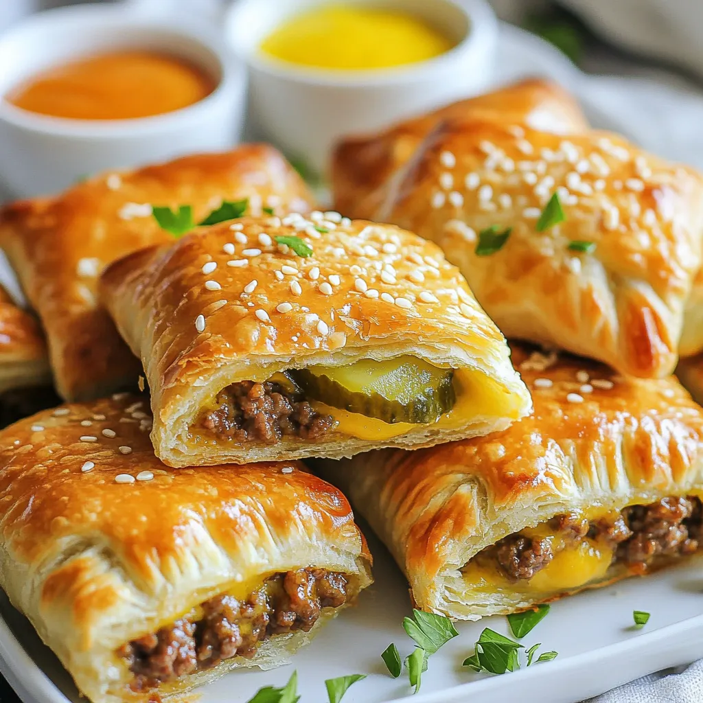 Cheeseburger Pockets Flavorful and Easy Recipe