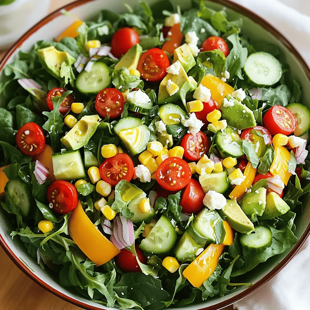 Garden Fresh Summer Salad Flavorful and Easy Recipe