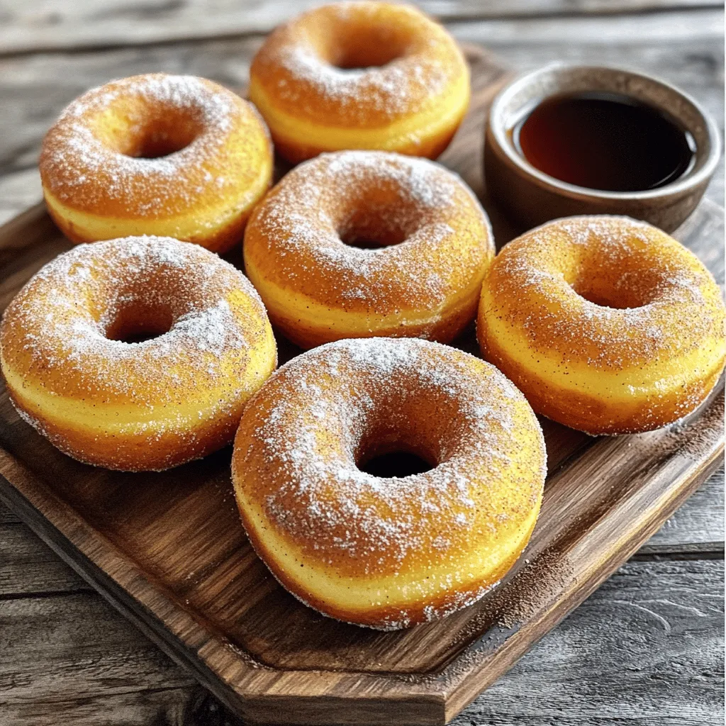 Pumpkin Spice Baked Donuts Delightful Fall Treat
