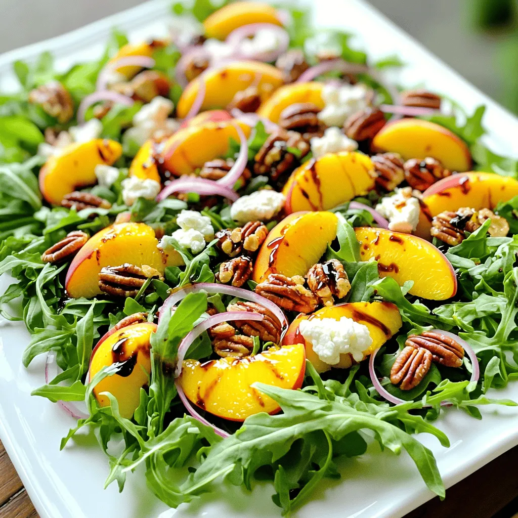Millionaire Peach Salad Fresh and Flavorful Delight