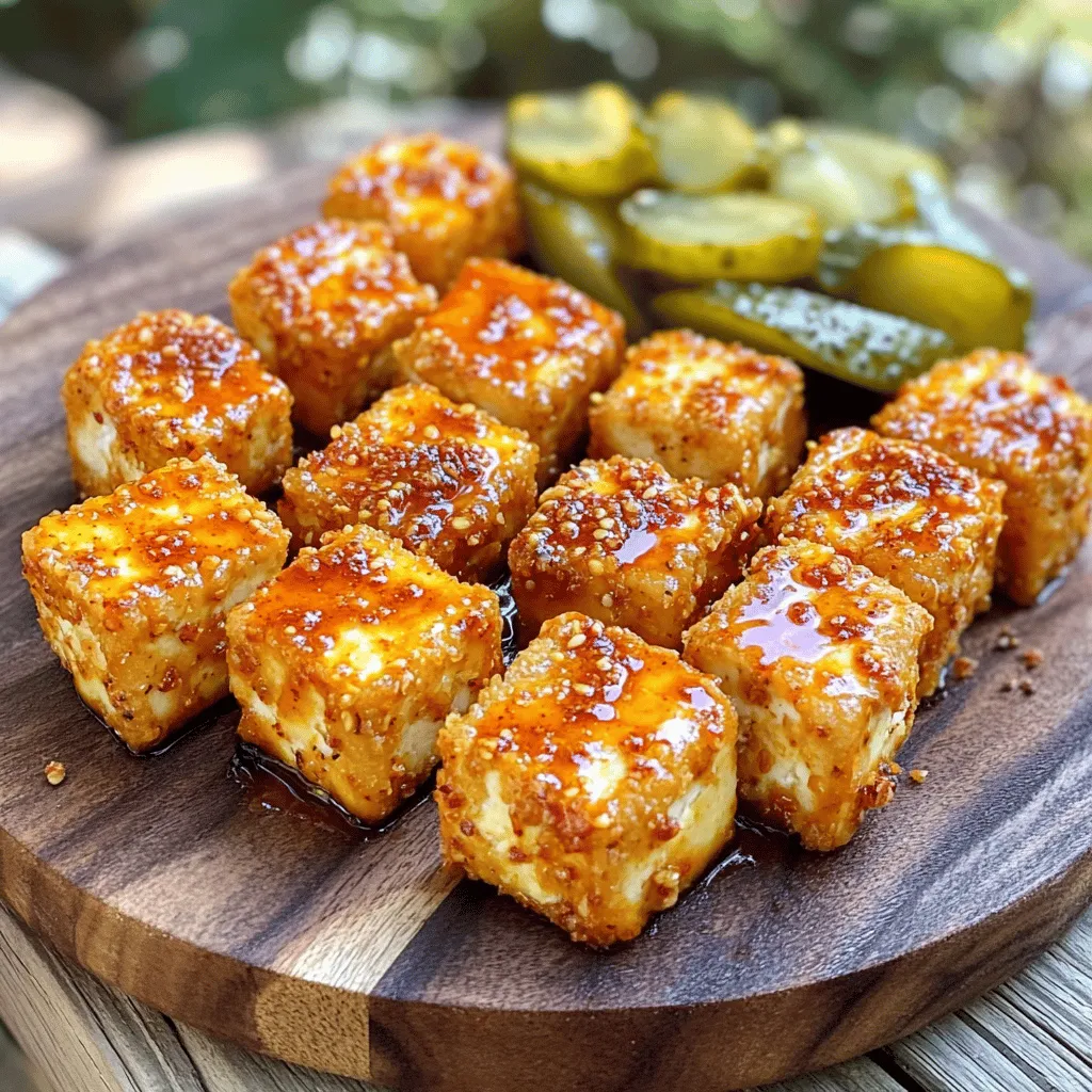 Vegan Nashville Hot Tofu Nuggets Crispy and Spicy Treat
