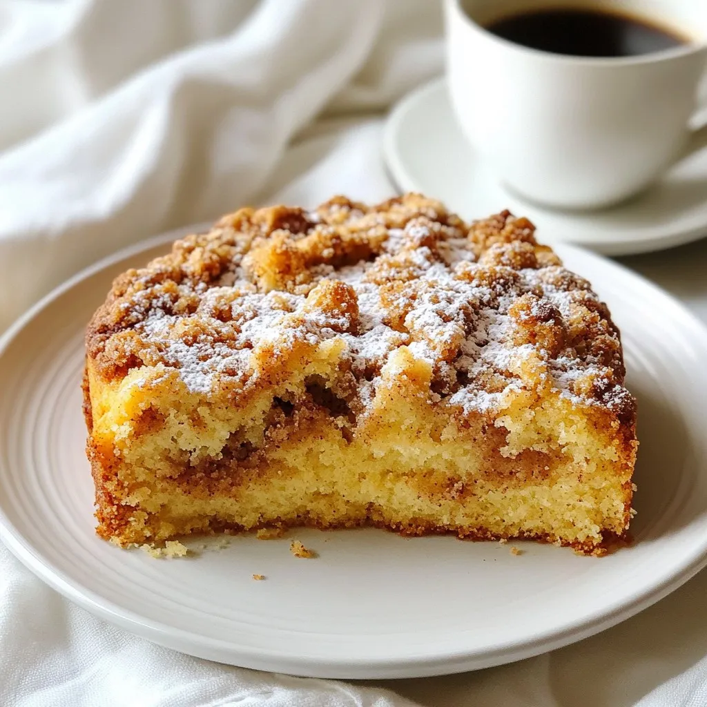 Cinnamon Streusel Coffee Cake Easy and Delicious Recipe