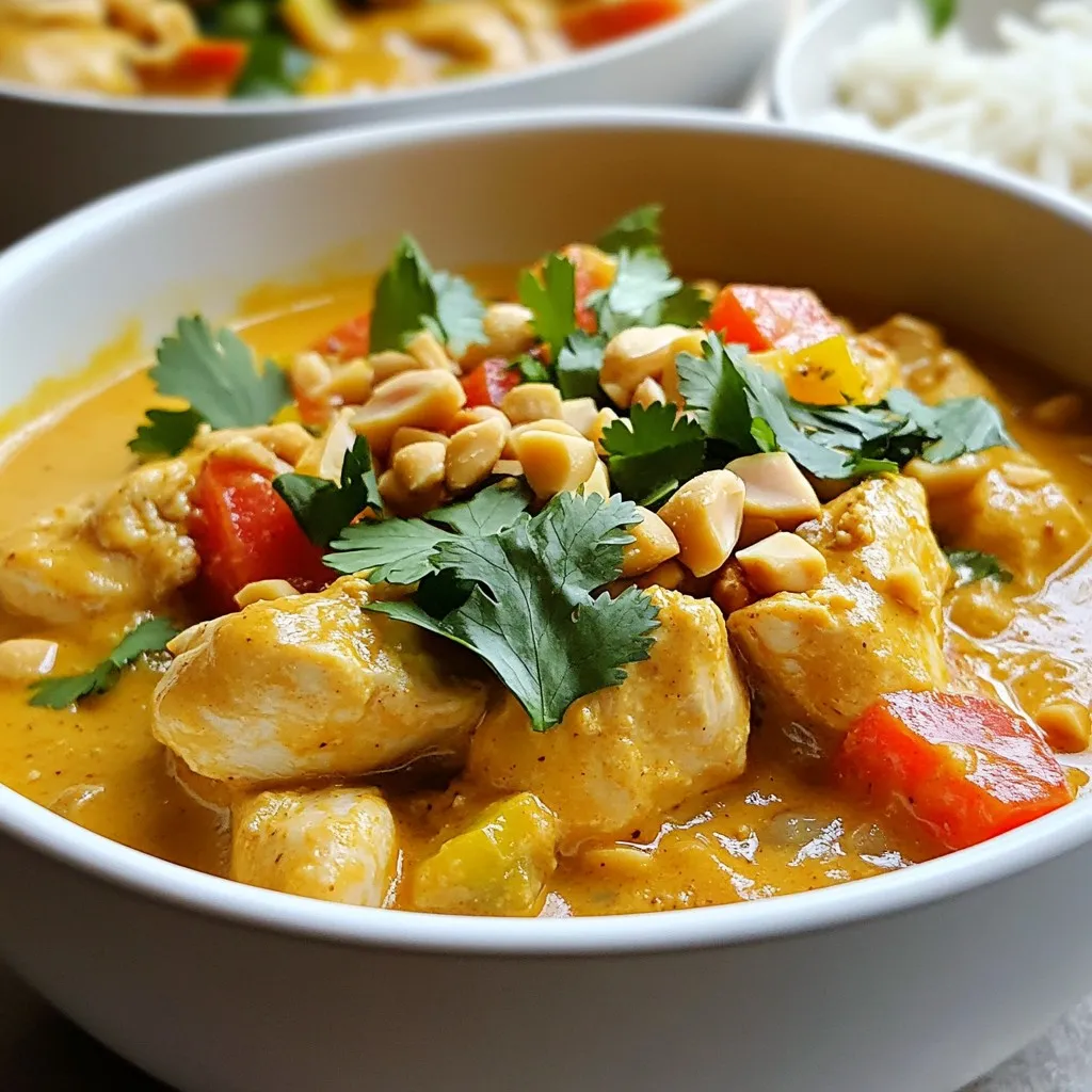 Savory African Peanut Chicken Stew Easy and Flavorful