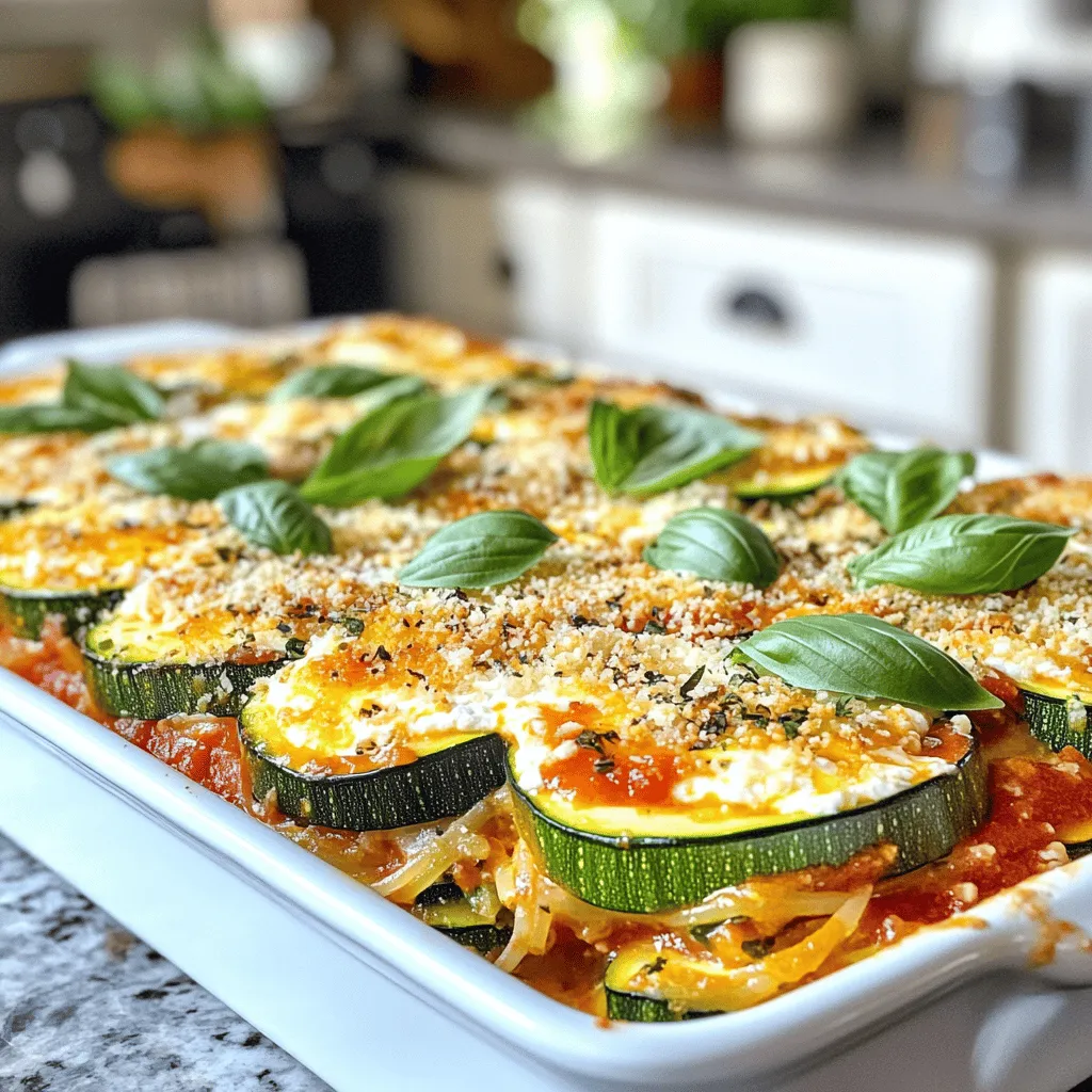 Classic Italian Zucchini Pasta Casserole Delight