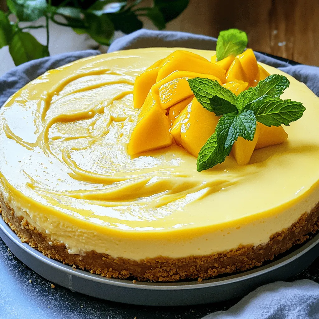 Creamy Mango Cheesecake Delightful Dessert Recipe