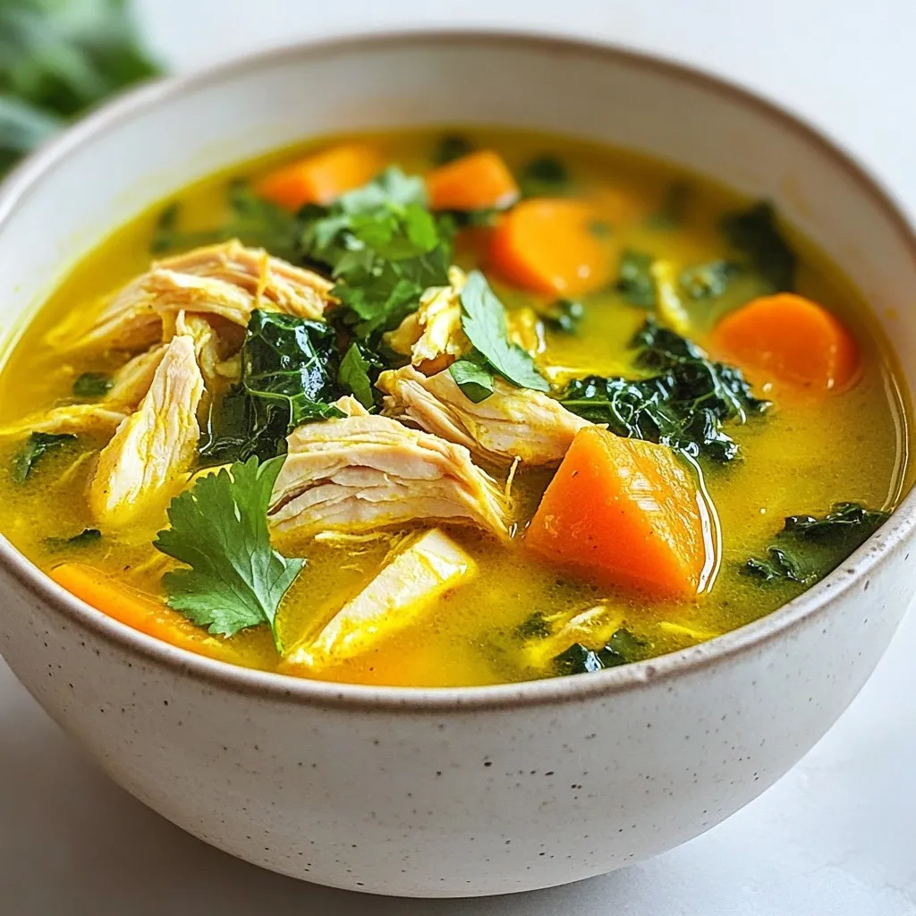 Anti-Inflammatory Turmeric Chicken Soup Recipe Delight