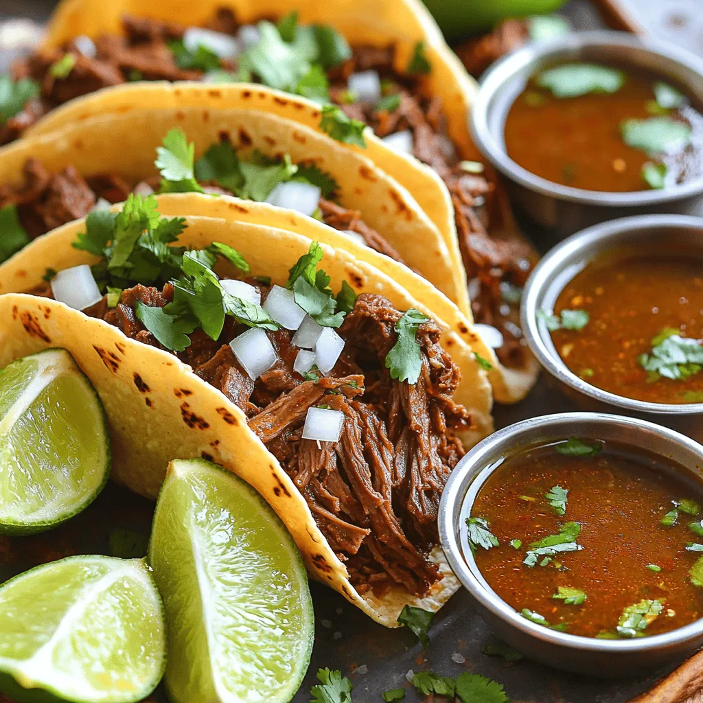Crockpot Birria Tacos Delicious and Flavorful Meal