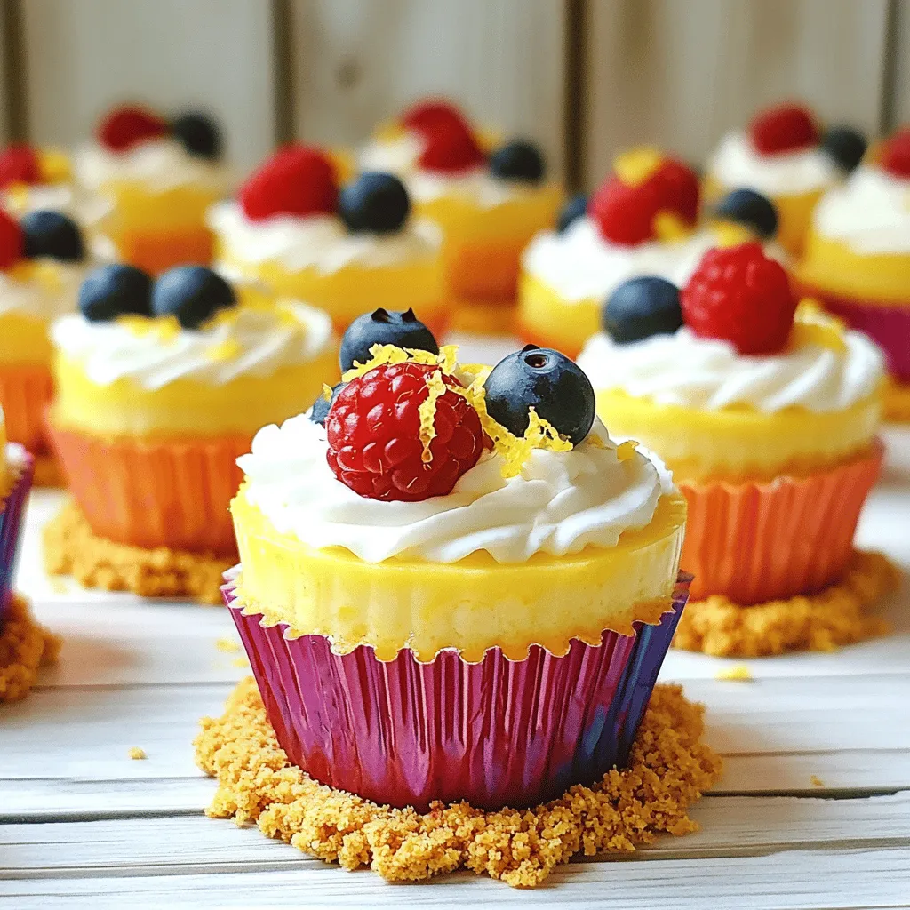 No Bake Mini Lemon Cheesecakes Fresh and Easy Treat