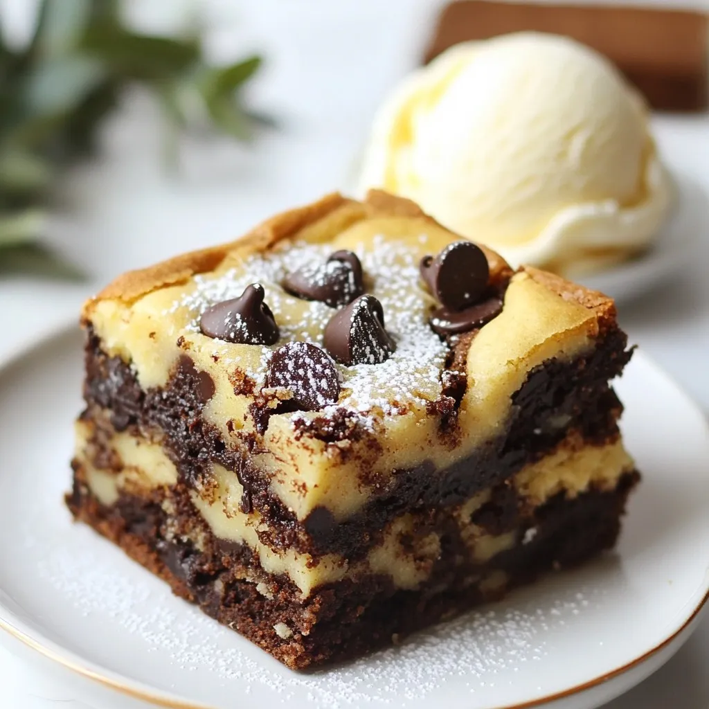 Fudgy Chewy Brookies Irresistible Homemade Treat