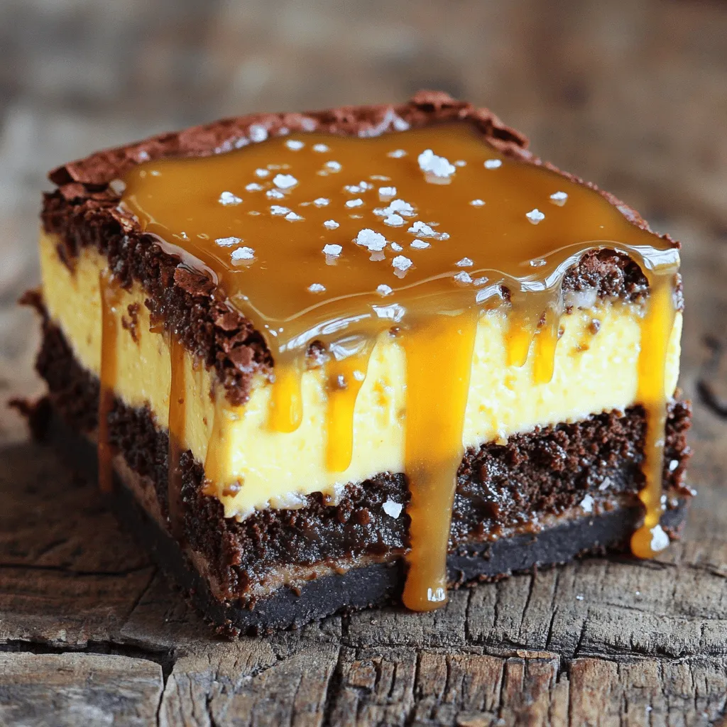 Caramel Brownie Cheesecake Irresistible Dessert Treat