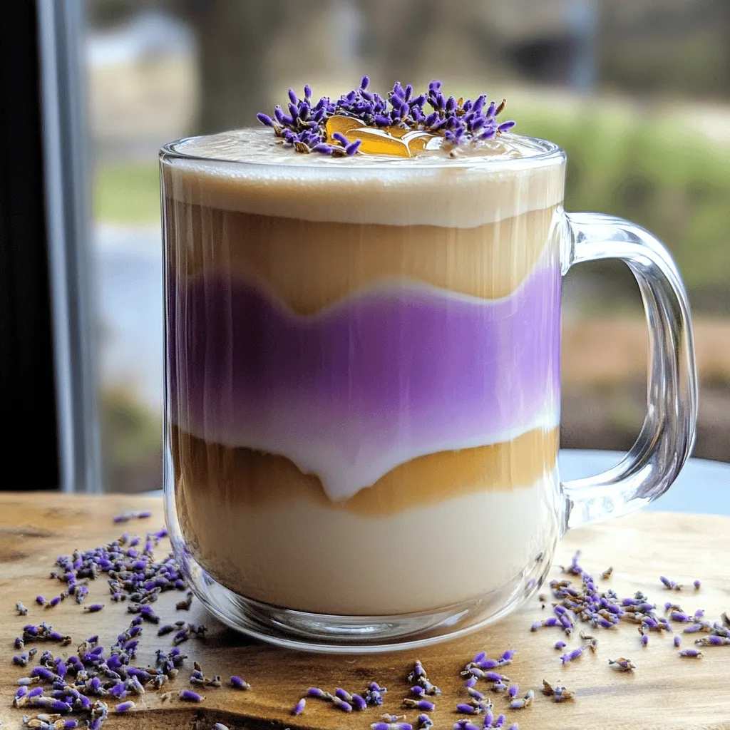 Honey Lavender London Fog Latte Refreshing Delight