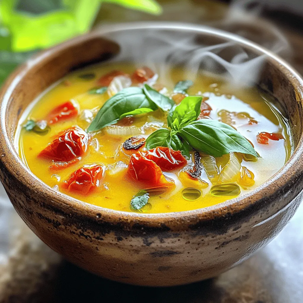 Roasted Tomato Basil Soup Delightful Comfort Recipe