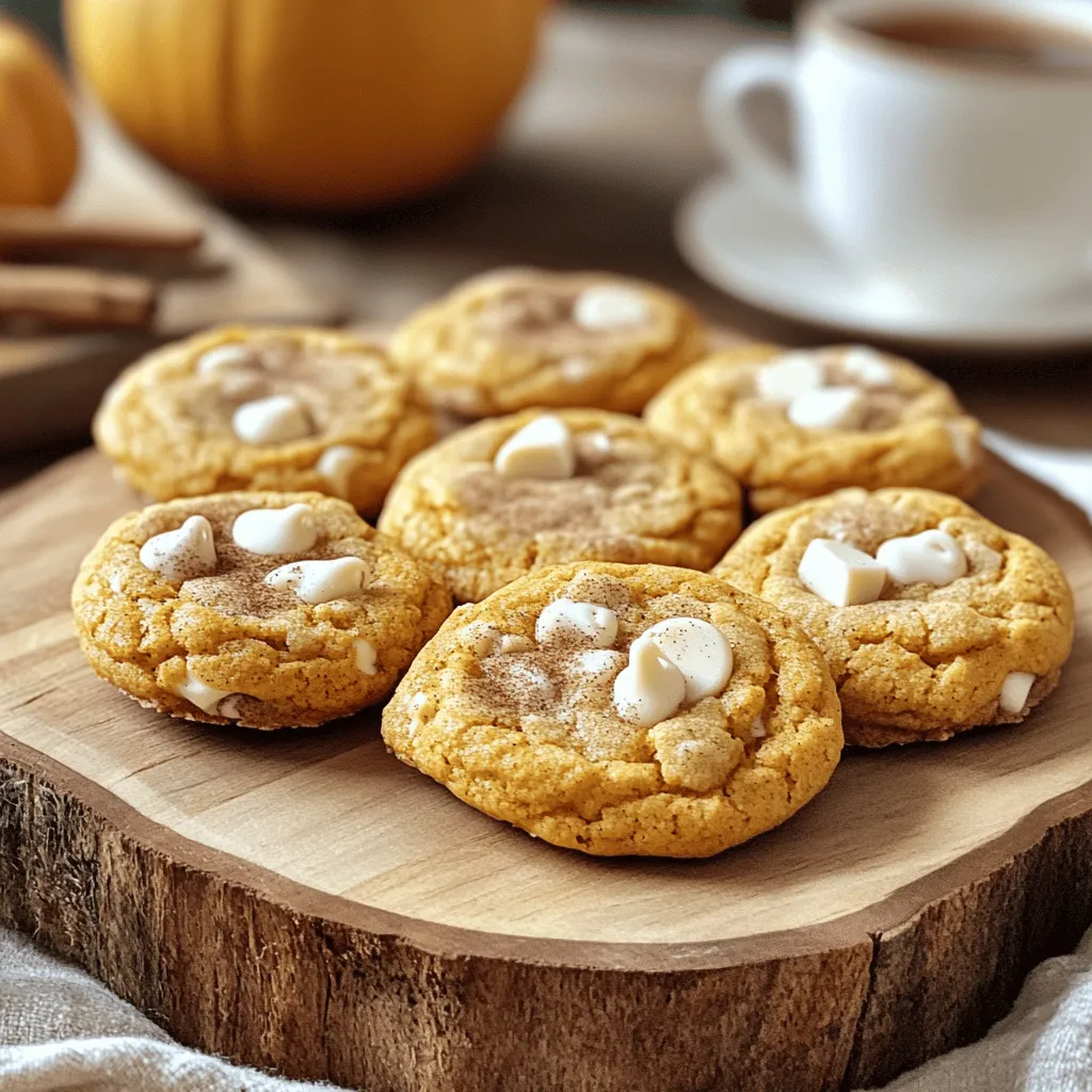 White Chocolate Pumpkin Cookies Irresistible Treat