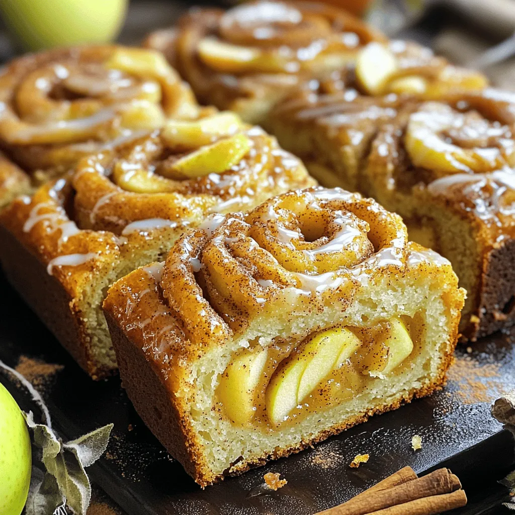 Cinnamon Roll Apple Fritter Bread Flavorful Delight