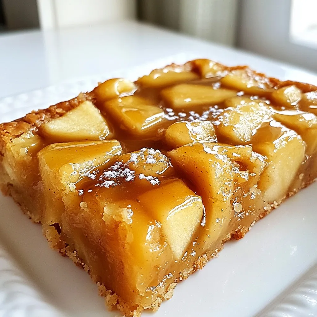 Salted Caramel Apple Bars Delightful Dessert Recipe