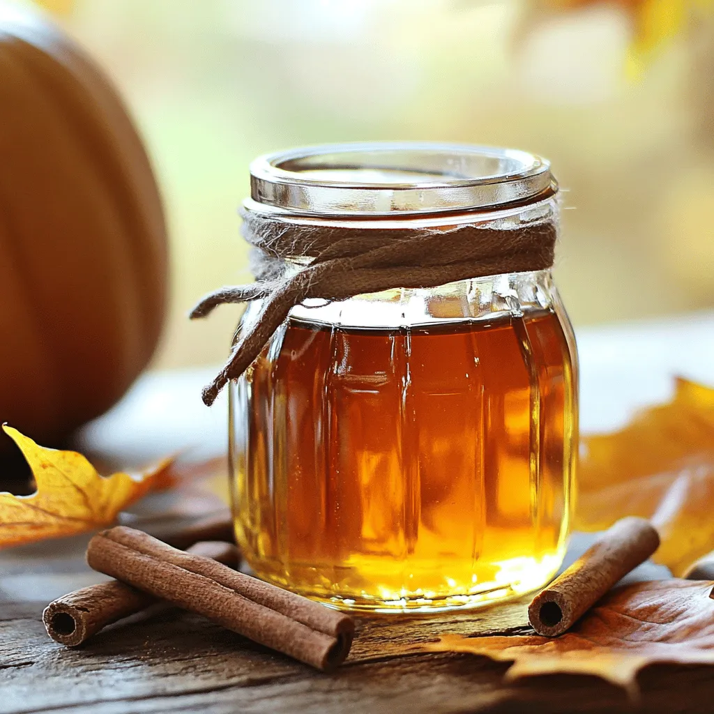 Homemade Pumpkin Spice Syrup Tasty Fall Flavor Boost