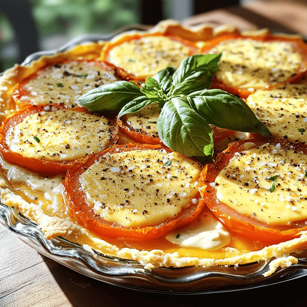 Easy Southern Tomato Pie Flavorful and Simple Recipe