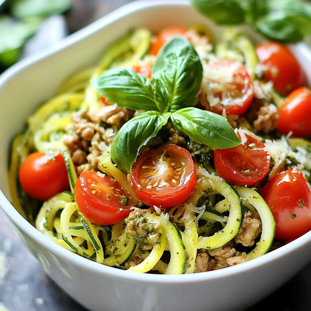 Turkey Garlic Pesto Bowls Flavorful and Fresh Meal