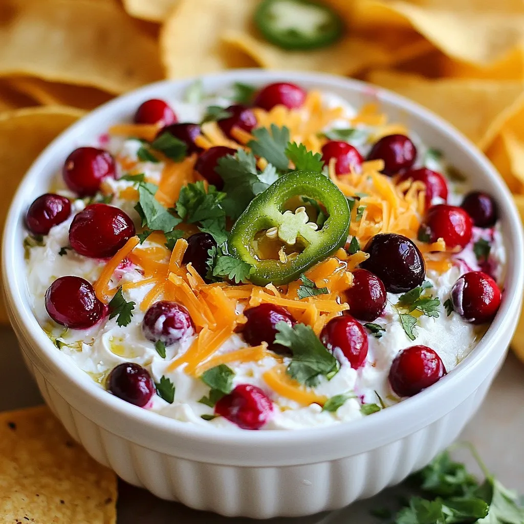 Cranberry Jalapeño Dip Flavorful and Easy Recipe