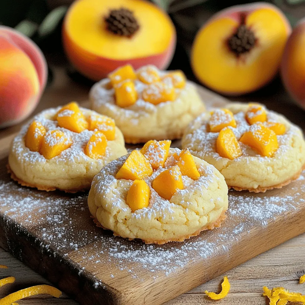 Orange Ricotta Peach Cookies Tasty and Simple Treat