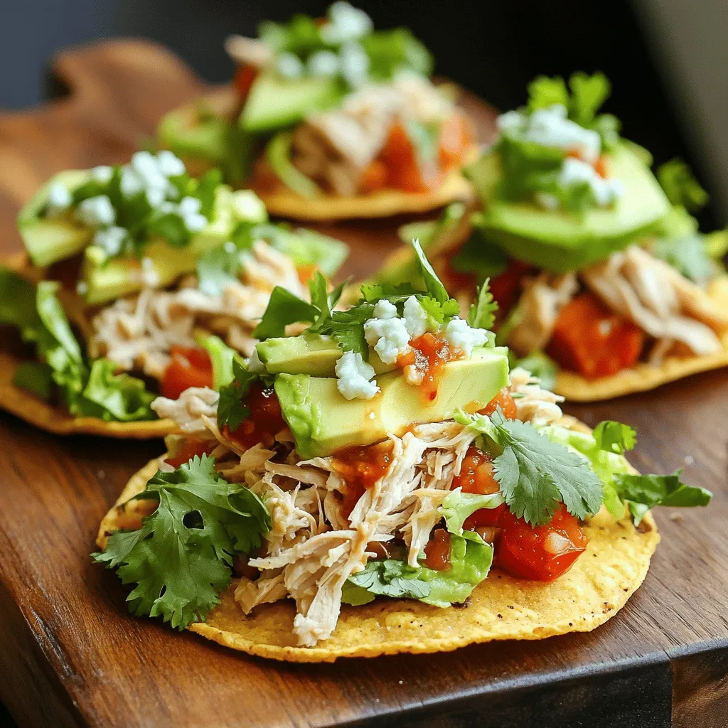 Rotisserie Chicken Tostadas Flavorful and Quick Meal