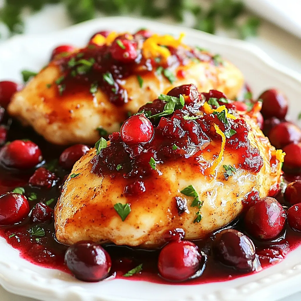 Cranberry Orange Chicken Flavorful Dinner Delight
