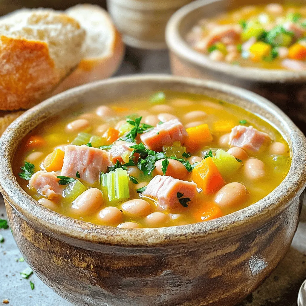 Slow Cooker Ham and Beans Simple Comfort Dish