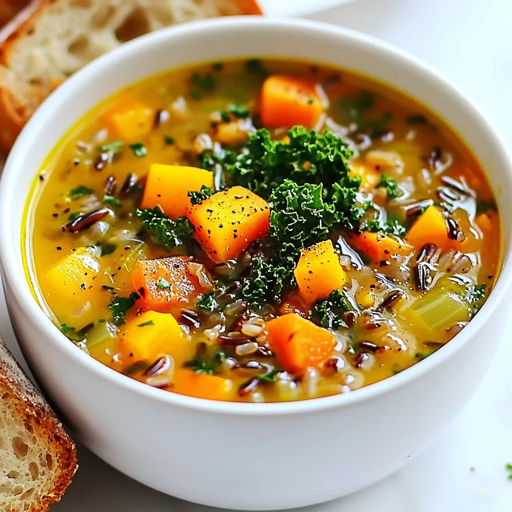 Cozy Autumn Wild Rice Soup Comfort in a Bowl