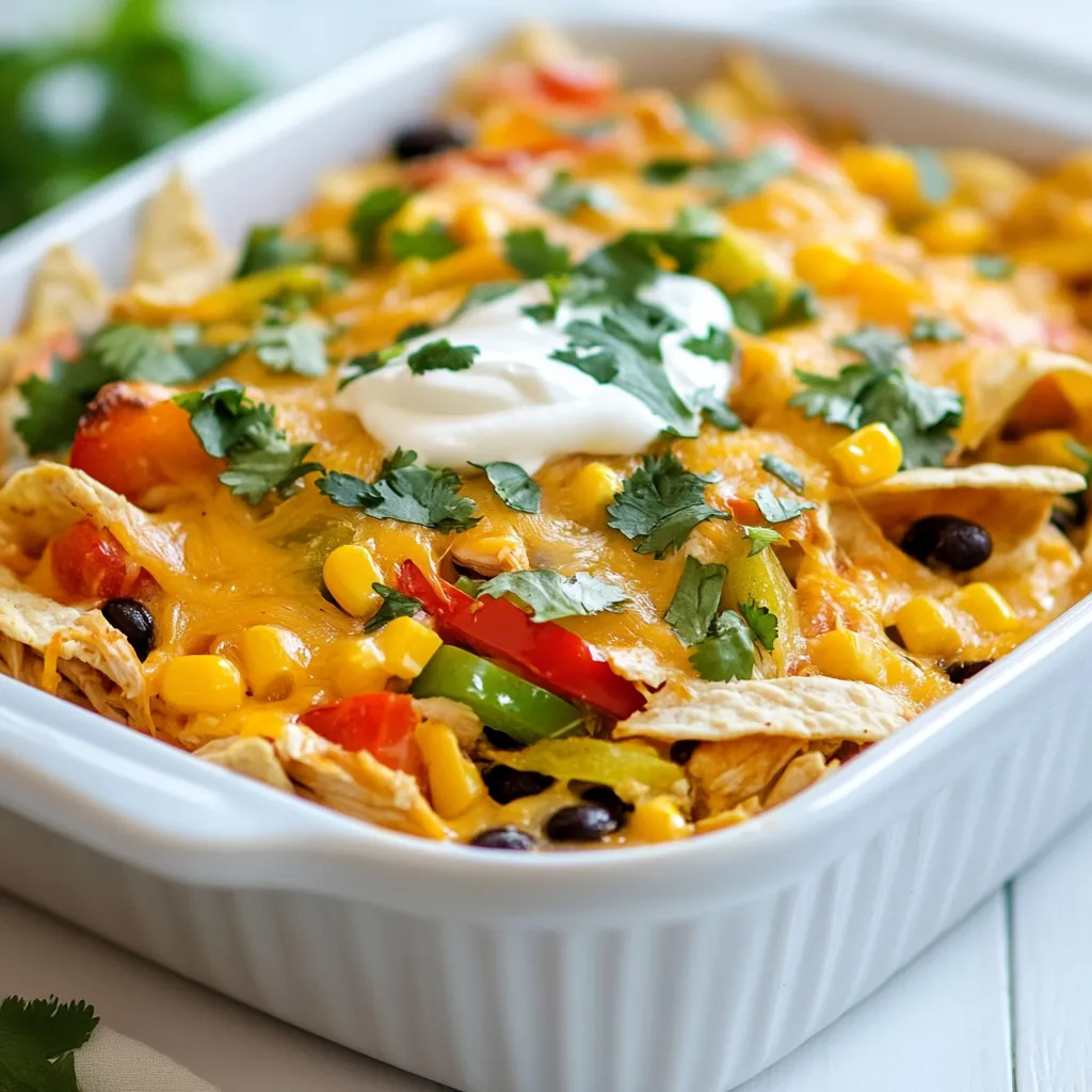 Fajita Chicken Casserole Savory and Satisfying Dish