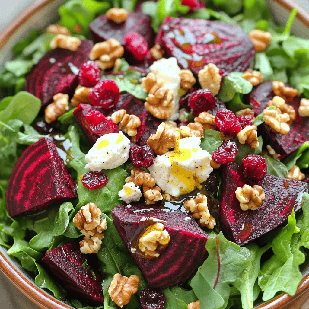 Roasted Beet Goat Cheese Salad Healthy and Tasty Dish