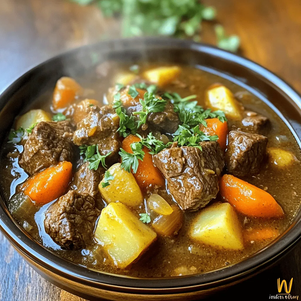 Instant Pot Beef Stew Hearty and Comforting Dish
