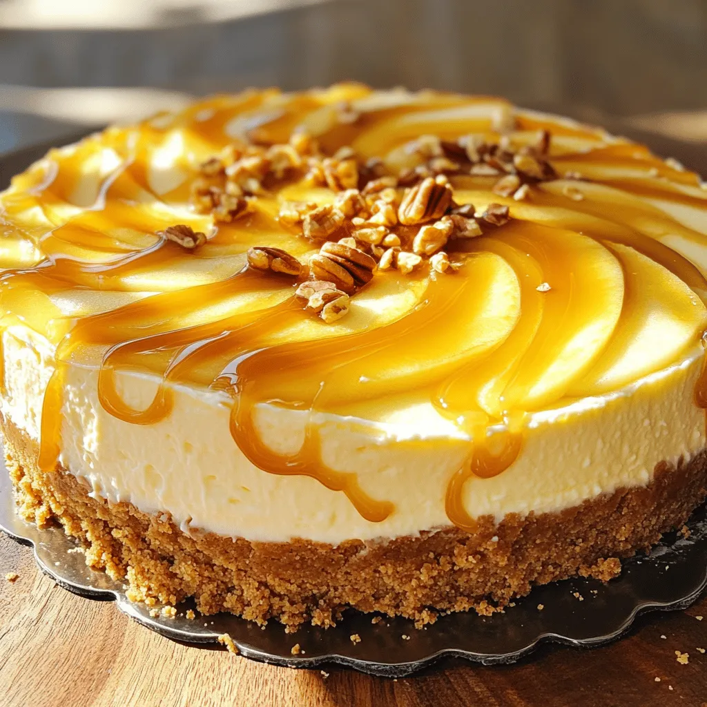 Caramel Apple Cheesecake Delightful and Creamy Recipe