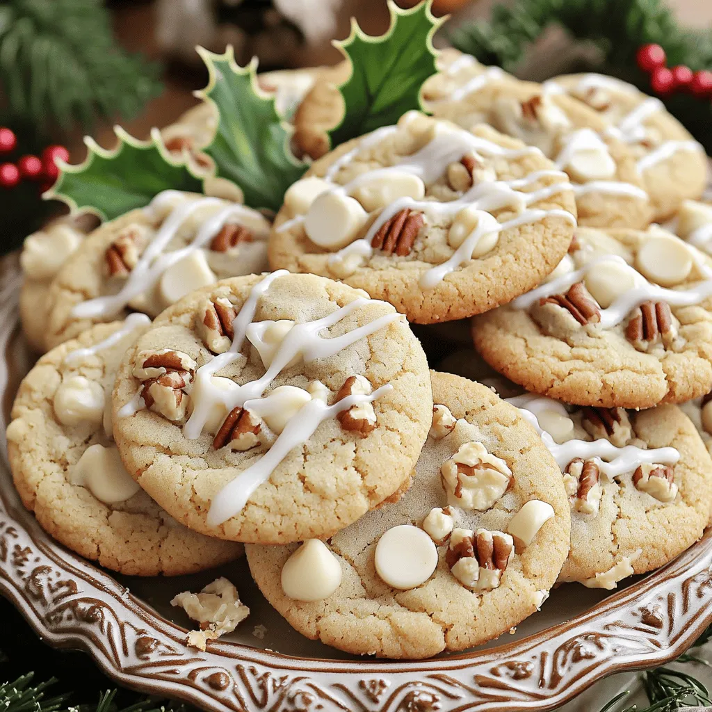 White Chocolate Maple Christmas Cookies Delightful Treat