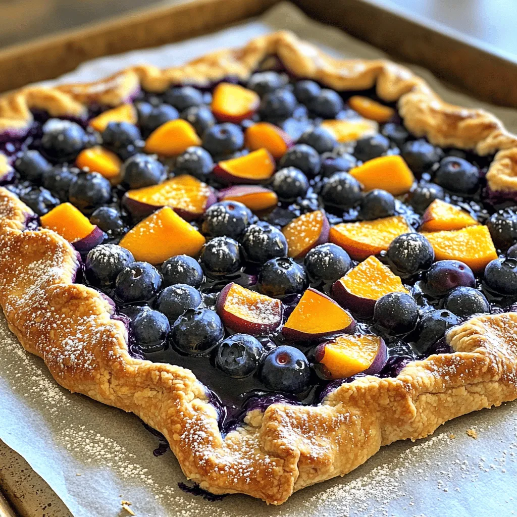 Blueberry Peach Crostata Simple and Delicious Recipe