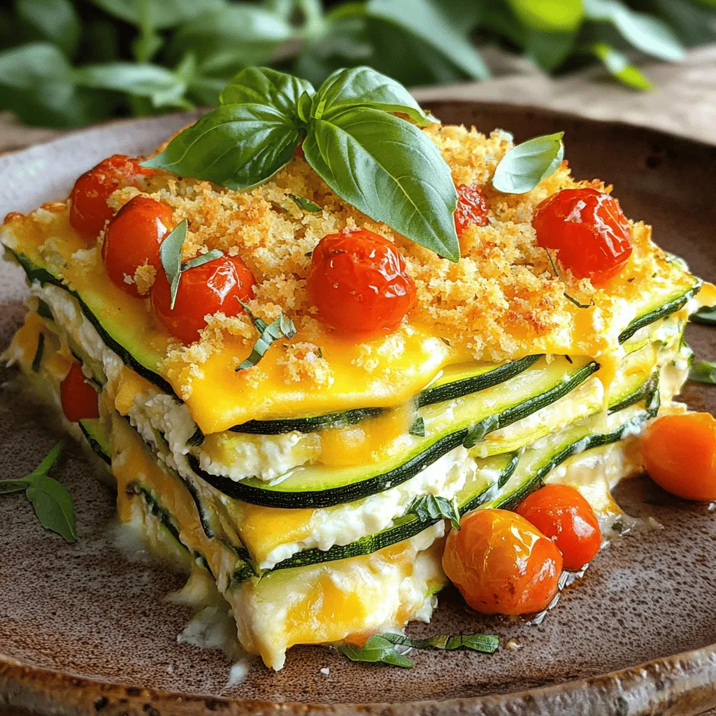 Cheesy Zucchini Casserole Simple and Tasty Dish