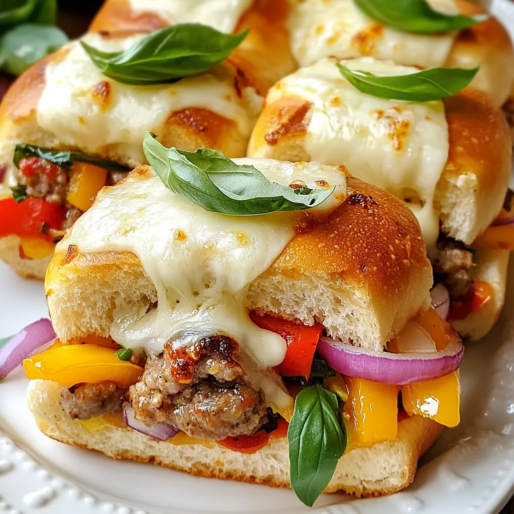 Hot Italian Sub Sliders Tasty and Easy Recipe