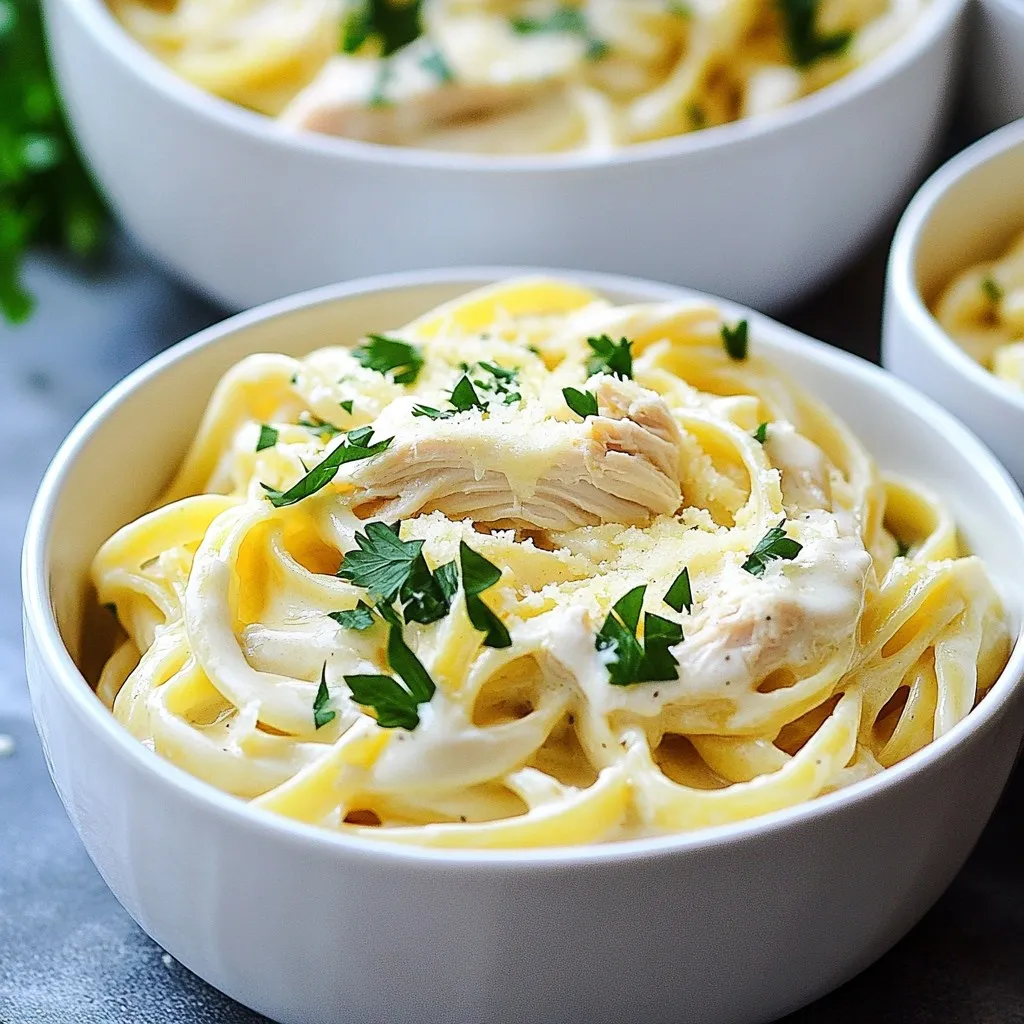 Dump-and-Go Crockpot Chicken Alfredo Simple Recipe