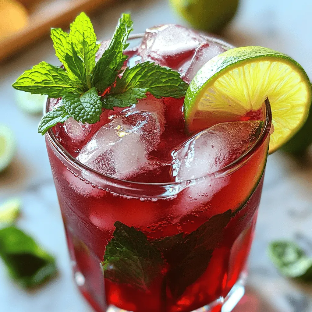 Hibiscus Mocktail Refreshing and Easy Recipe Guide