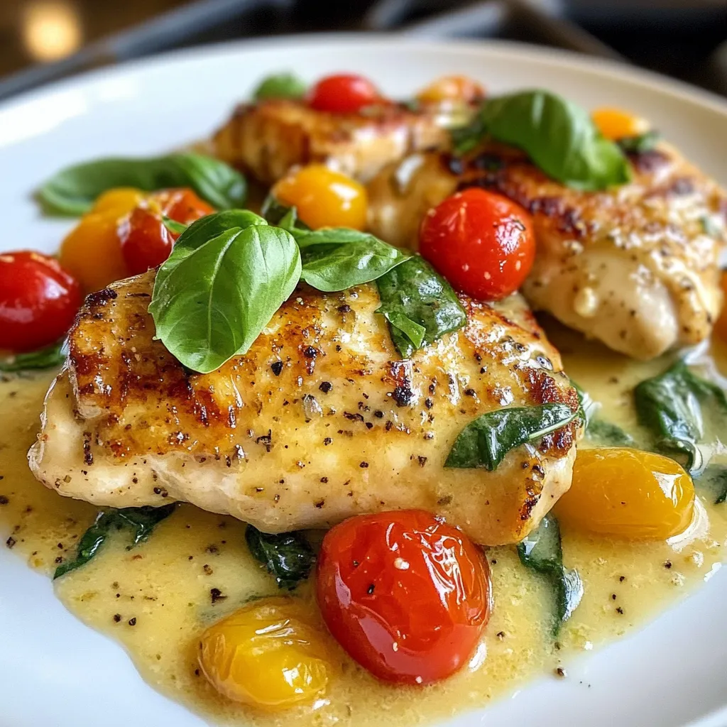 Creamy Garlic Tuscan Chicken Rich and Flavorful Dish